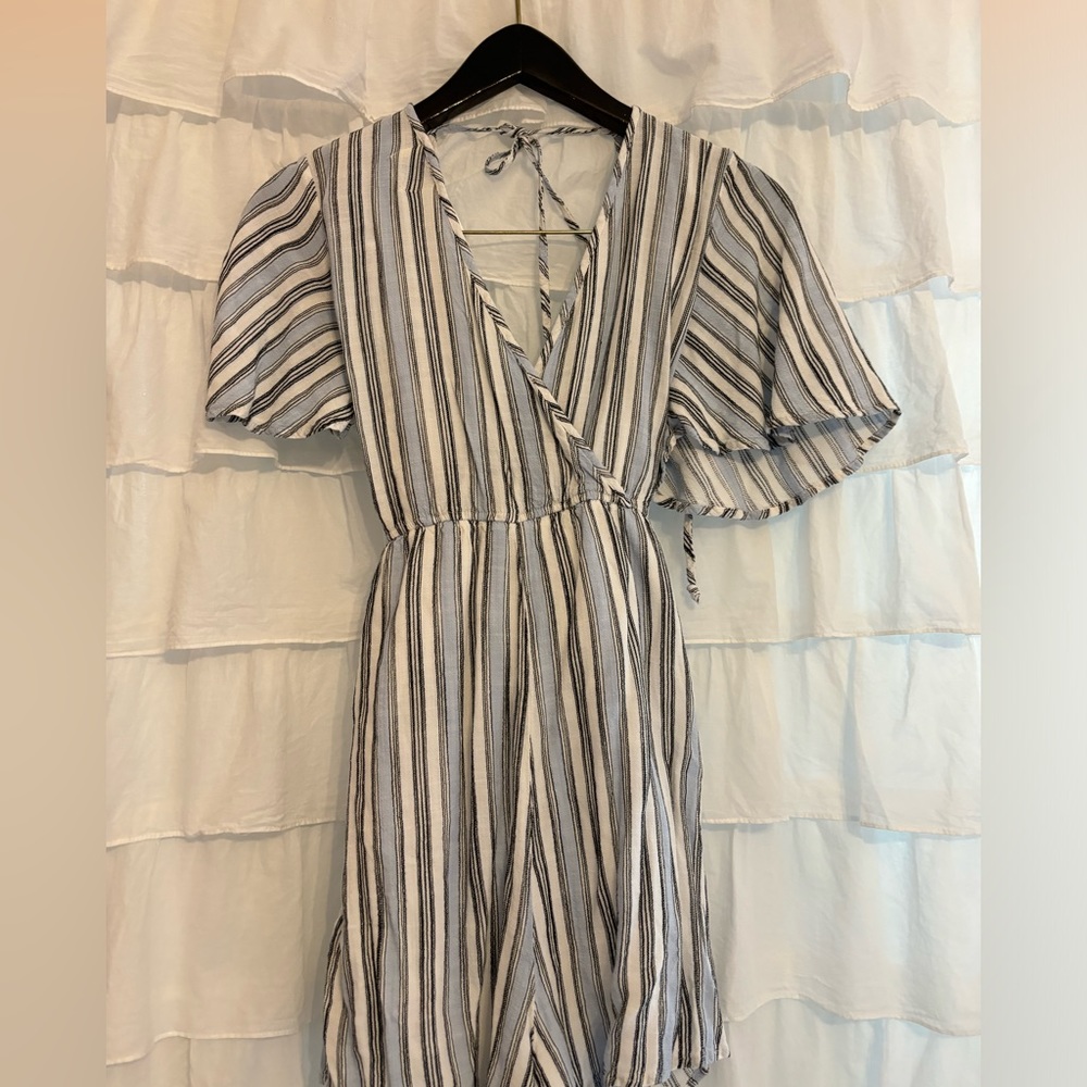 Blue rain size small romper